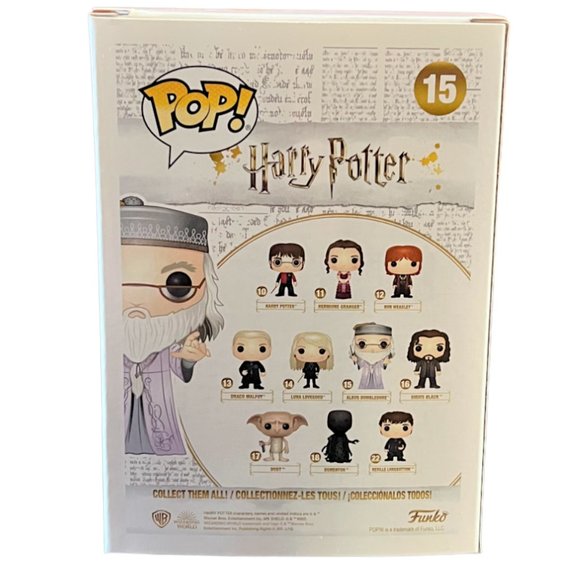 NWOT Funko Pop Harry Potter 15 Albus Dumbledore Collectible Vinyl Figure - Picture 3 of 7